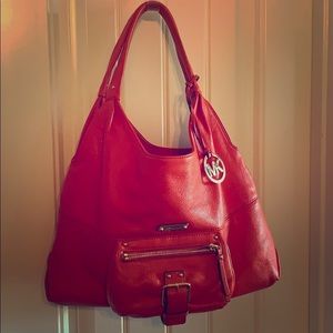 Michael Kors Red Hobo Bag Large